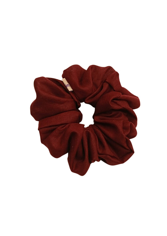 Chestnut Maroon Scrunchie