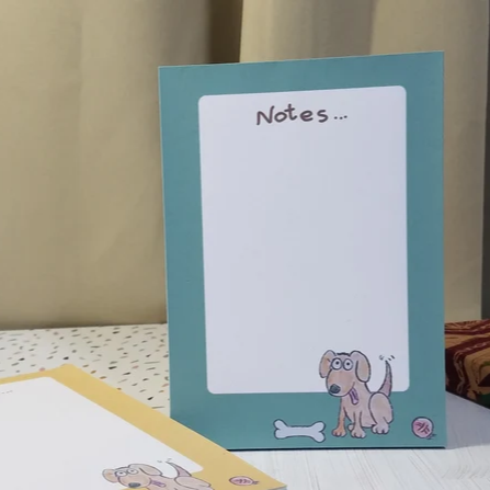 Brown Puppy Notepad