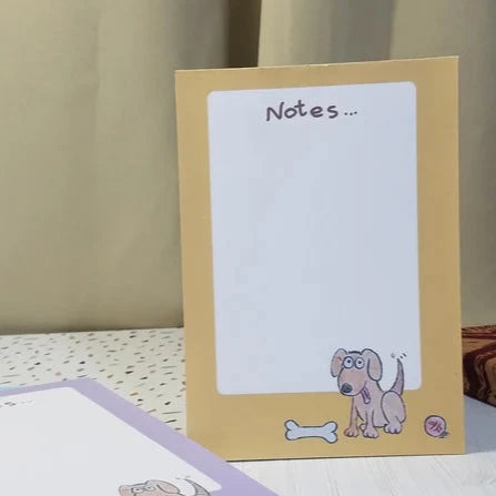 Brown Puppy Notepad